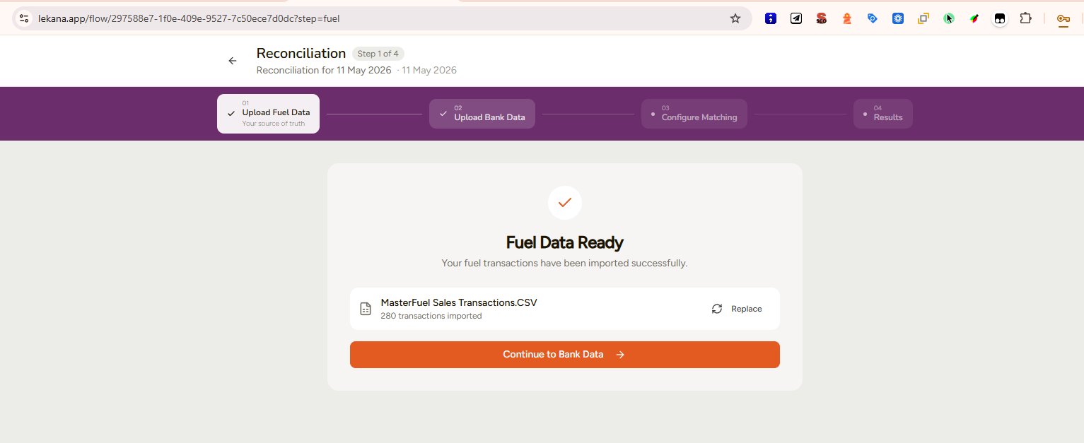 Step 1: upload fuel data